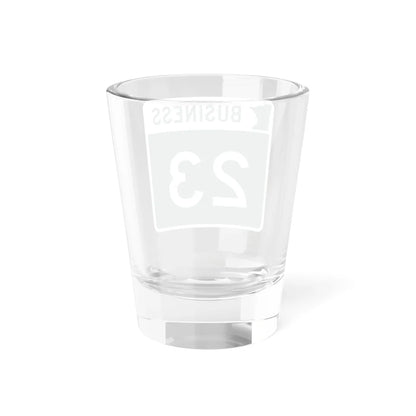 MN-23 Business (Minnesota) (Road Sign) Shot Glass 1.5oz - Go Mug Yourself