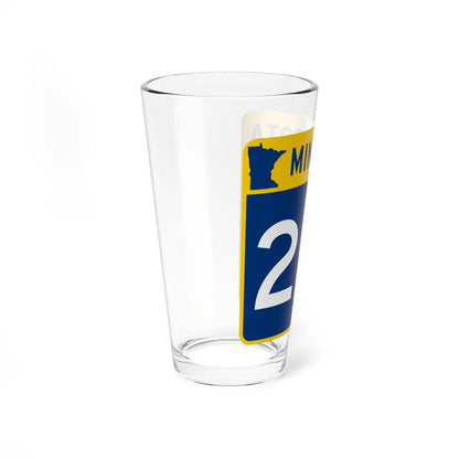MN-231 (Minnesota) (Road Sign) Pint Glass 16oz - Go Mug Yourself