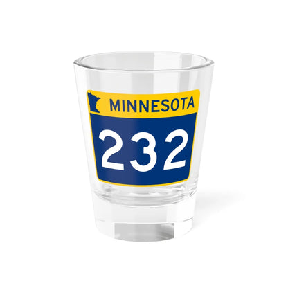 MN-232 wide (Minnesota) (Road Sign) Shot Glass 1.5oz 1.5oz - Go Mug Yourself