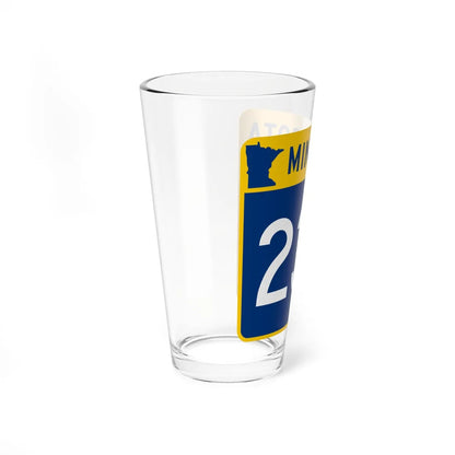 MN-237 (Minnesota) (Road Sign) Pint Glass 16oz - Go Mug Yourself