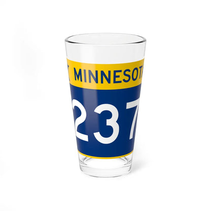 MN-237 wide (Minnesota) (Road Sign) Pint Glss 16oz 16oz - Go Mug Yourself