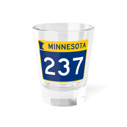MN-237 wide (Minnesota) (Road Sign) Shot Glass 1.5oz 1.5oz - Go Mug Yourself