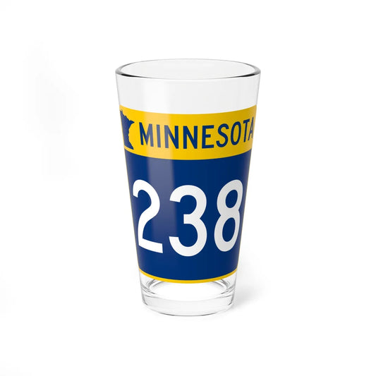 MN-238 (Minnesota) (Road Sign) Pint Glass 16oz 16oz - Go Mug Yourself