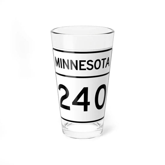 MN-240 1948 (Minnesota) (Road Sign) Pint Glass 16oz 16oz - Go Mug Yourself