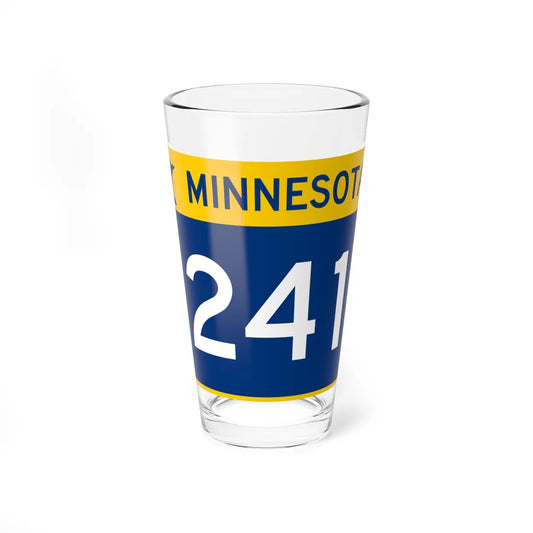 MN-241 wide (Minnesota) (Road Sign) Pint Glss 16oz 16oz - Go Mug Yourself