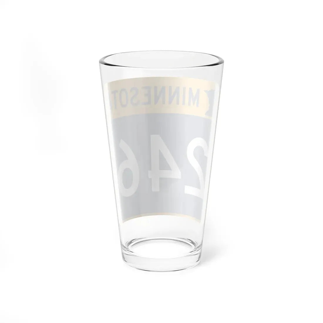 MN-246 (Minnesota) (Road Sign) Pint Glass 16oz - Go Mug Yourself