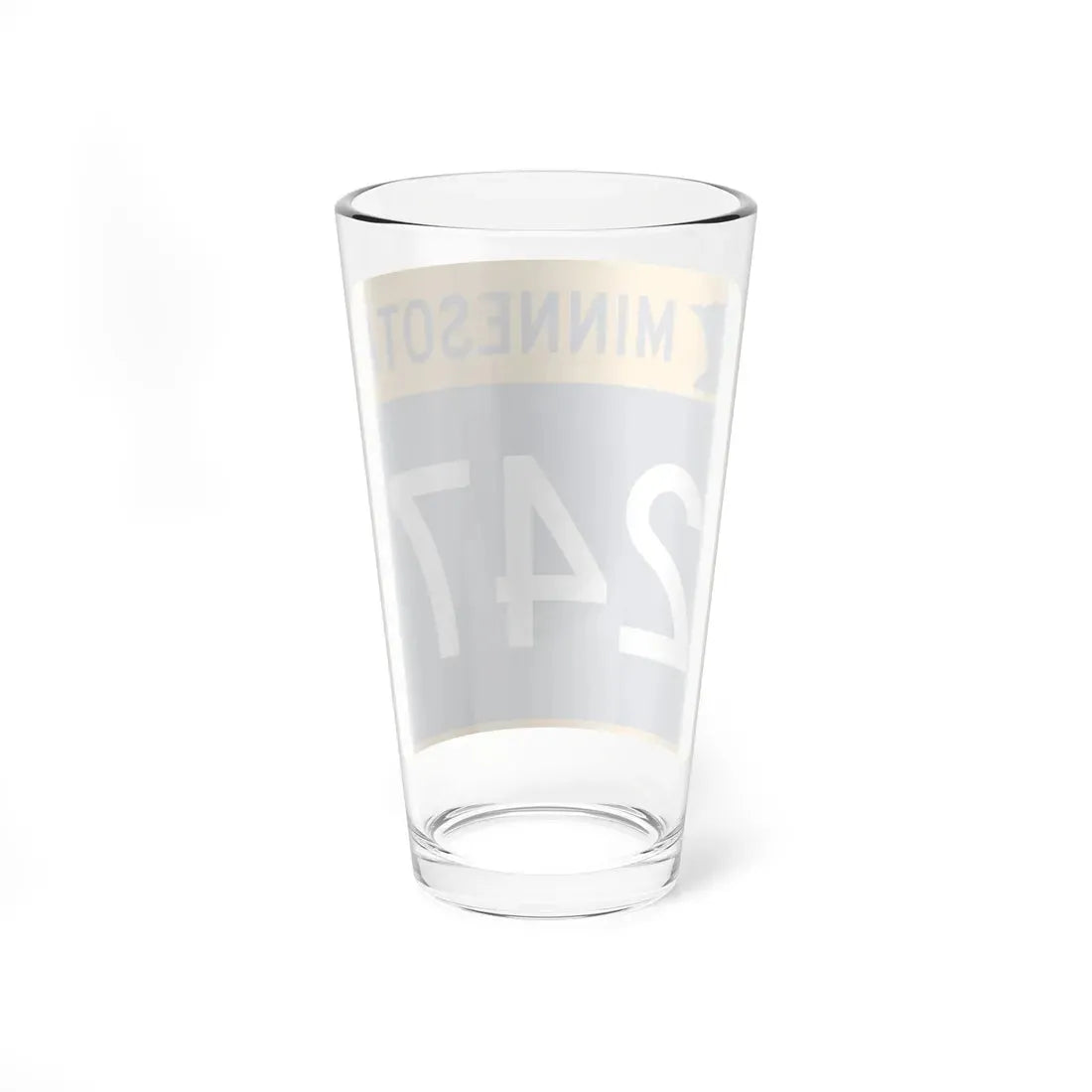 MN-247 (Minnesota) (Road Sign) Pint Glass 16oz - Go Mug Yourself
