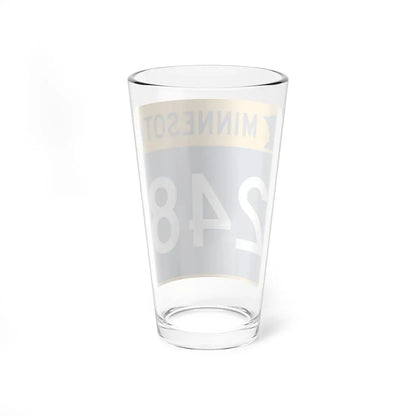 MN-248 (Minnesota) (Road Sign) Pint Glass 16oz - Go Mug Yourself