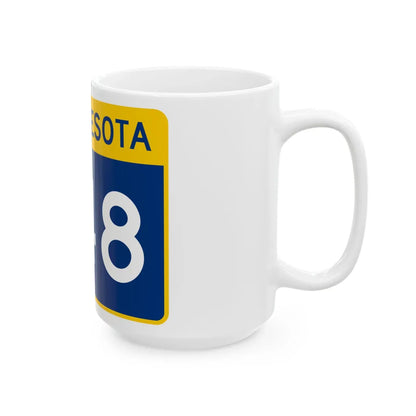 MN-248 wide (Minnesota) (Road Sign) White Coffee Mug - Go Mug Yourself