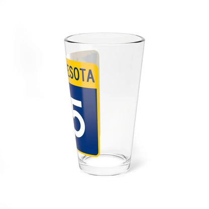 MN-25 (Minnesota) (Road Sign) Pint Glass 16oz - Go Mug Yourself