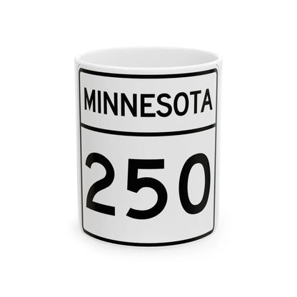 MN-250 1948 (Minnesota) (Road Sign) White Coffee Mug 11oz - Go Mug Yourself