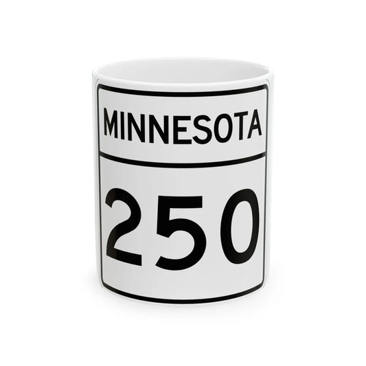 MN-250 1948 (Minnesota) (Road Sign) White Coffee Mug 11oz - Go Mug Yourself