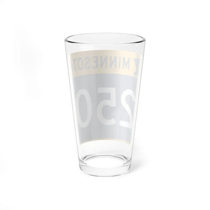 MN-250 (Minnesota) (Road Sign) Pint Glass 16oz - Go Mug Yourself