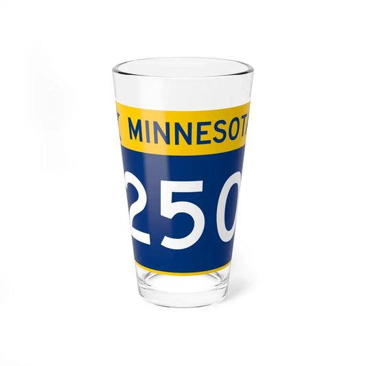 MN-250 wide (Minnesota) (Road Sign) Pint Glass 16oz 16oz - Go Mug Yourself