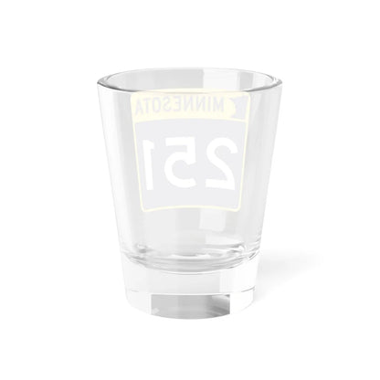 MN-251 (Minnesota) (Road Sign) Shot Glass 1.5oz - Go Mug Yourself