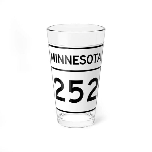 MN-252 1948 (Minnesota) (Road Sign) Pint Glass 16oz 16oz - Go Mug Yourself