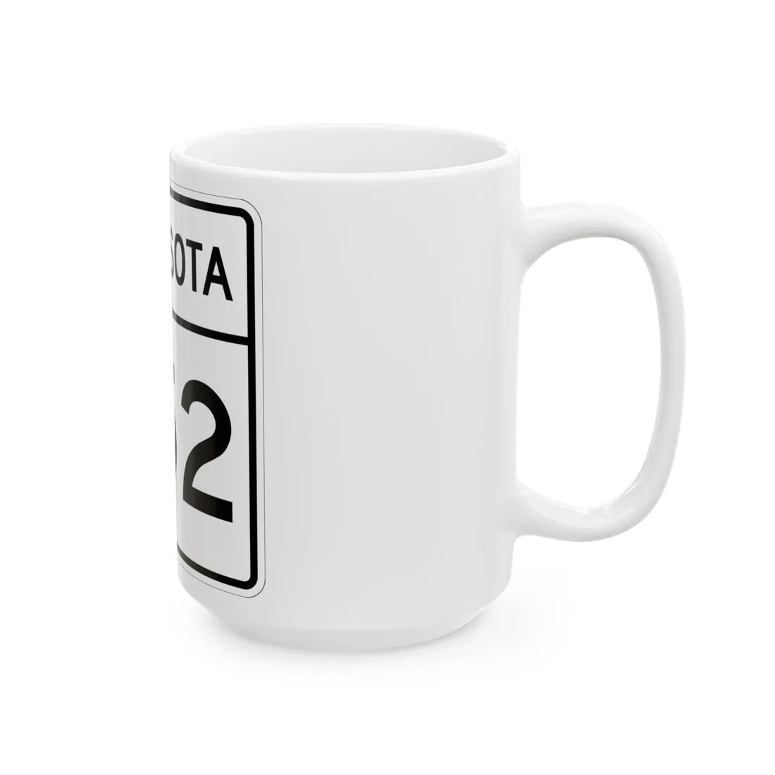 MN-252 1948 (Minnesota) (Road Sign) White Coffee Mug - Go Mug Yourself