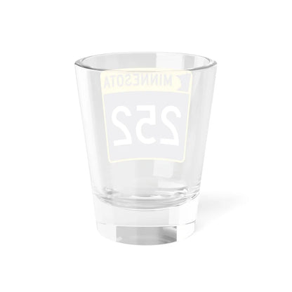 MN-252 (Minnesota) (Road Sign) Shot Glass 1.5oz - Go Mug Yourself