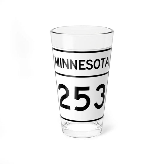 MN-253 1948 (Minnesota) (Road Sign) Pint Glass 16oz 16oz - Go Mug Yourself