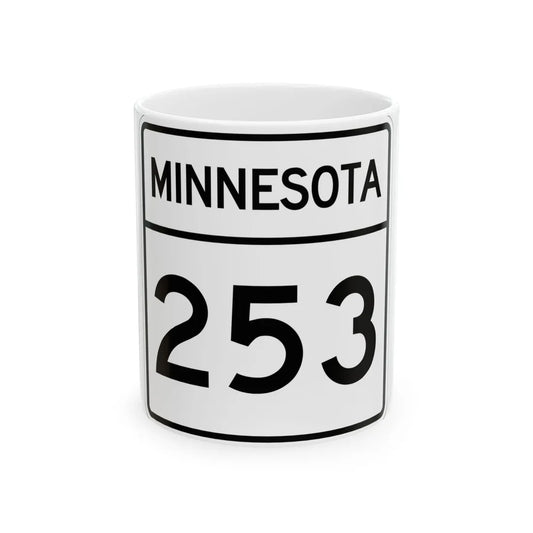 MN-253 1948 (Minnesota) (Road Sign) White Coffee Mug 11oz - Go Mug Yourself