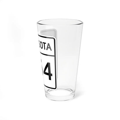 MN-254 1948 (Minnesota) (Road Sign) Pint Glass 16oz - Go Mug Yourself
