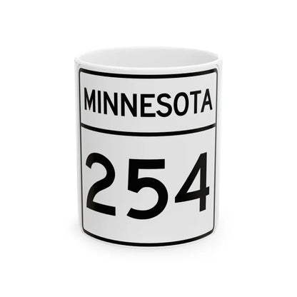MN-254 1948 (Minnesota) (Road Sign) White Coffee Mug 11oz - Go Mug Yourself