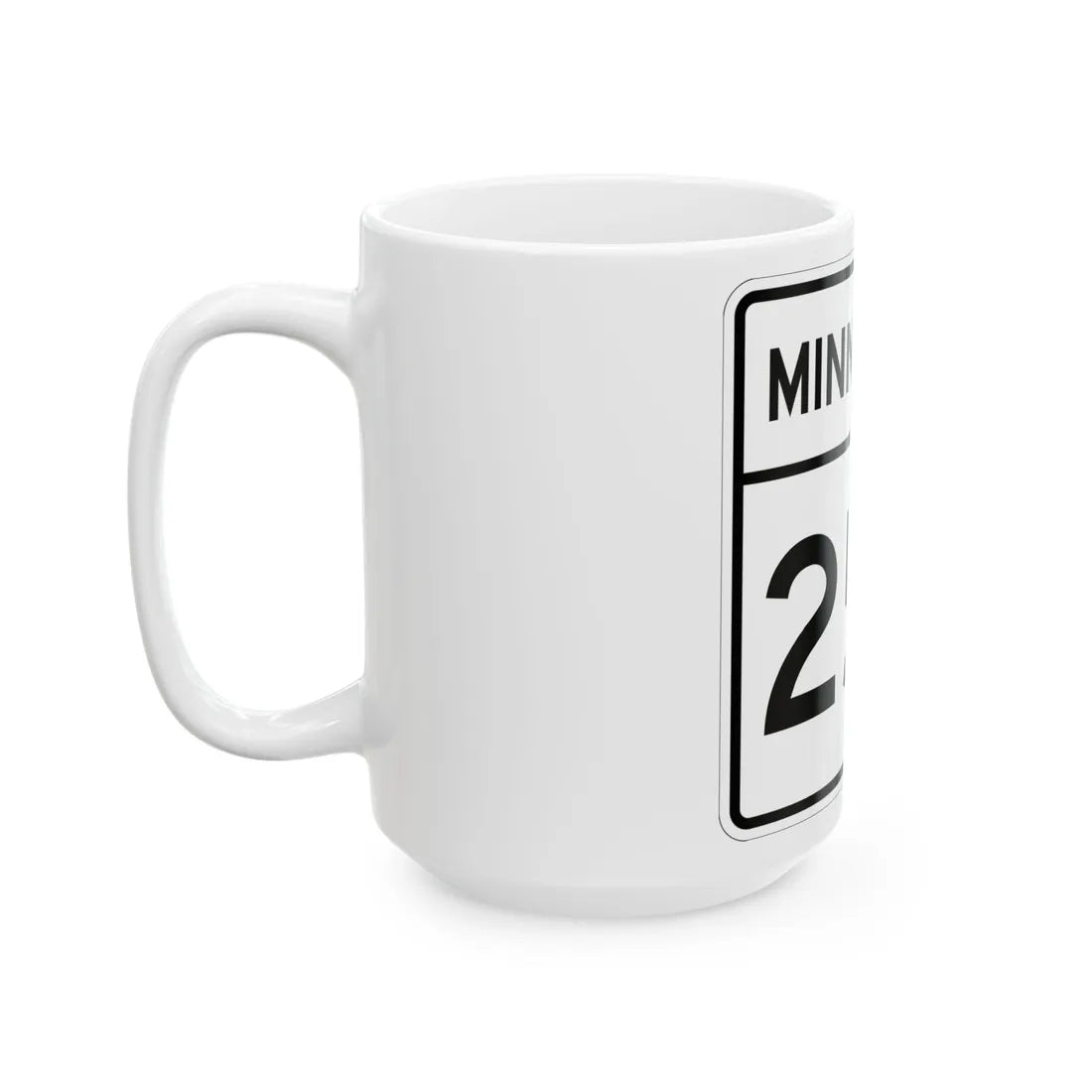 MN-254 1948 (Minnesota) (Road Sign) White Coffee Mug - Go Mug Yourself