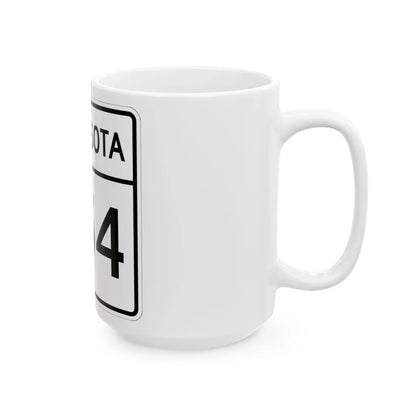 MN-254 1948 (Minnesota) (Road Sign) White Coffee Mug - Go Mug Yourself