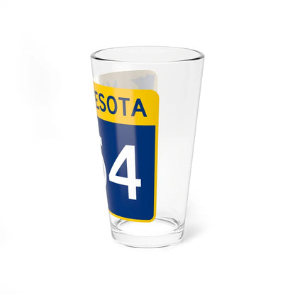 MN-254 wide (Minnesota) (Road Sign) Pint Glass 16oz - Go Mug Yourself