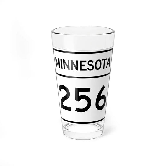 MN-256 1948 (Minnesota) (Road Sign) Pint Glass 16oz 16oz - Go Mug Yourself