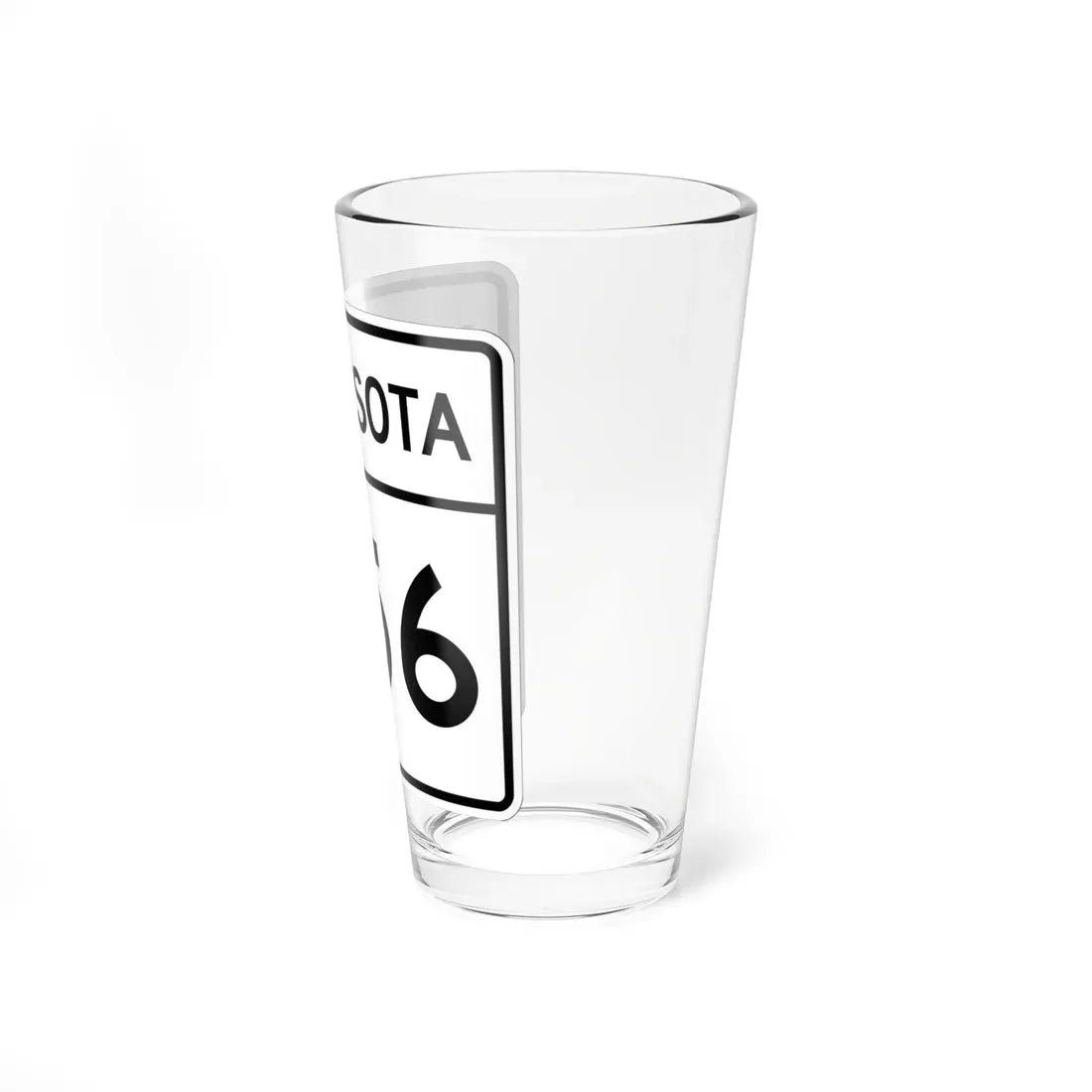 MN-256 1948 (Minnesota) (Road Sign) Pint Glass 16oz - Go Mug Yourself