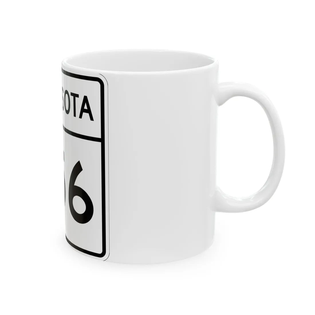 MN-256 1948 (Minnesota) (Road Sign) White Coffee Mug - Go Mug Yourself