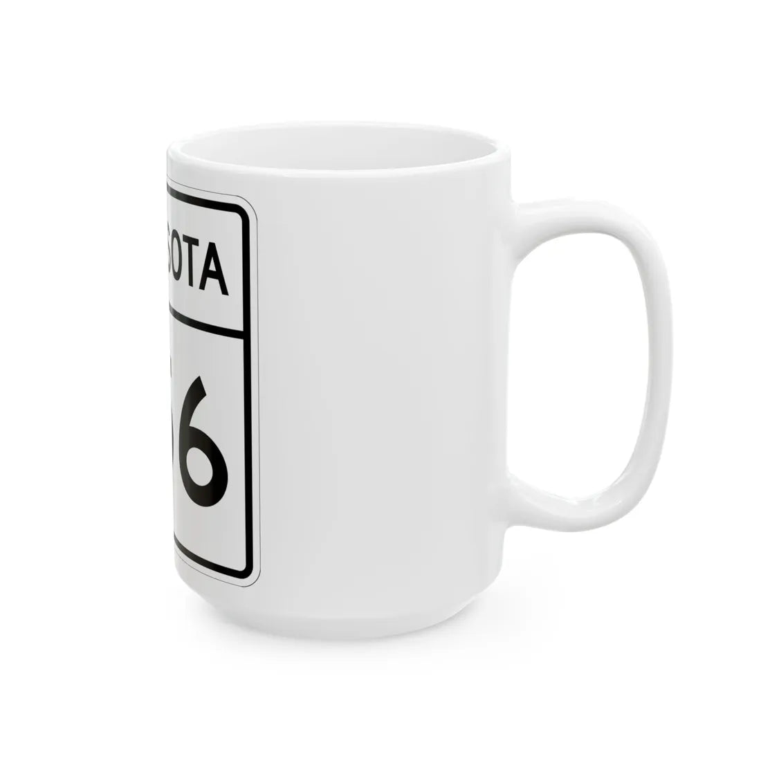 MN-256 1948 (Minnesota) (Road Sign) White Coffee Mug - Go Mug Yourself
