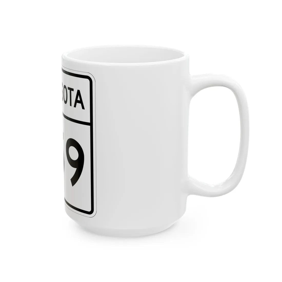 MN-259 1948 (Minnesota) (Road Sign) White Coffee Mug - Go Mug Yourself