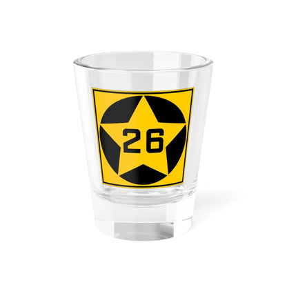 MN-26 1920 (Minnesota) (Road Sign) Shot Glass 1.5oz 1.5oz - Go Mug Yourself