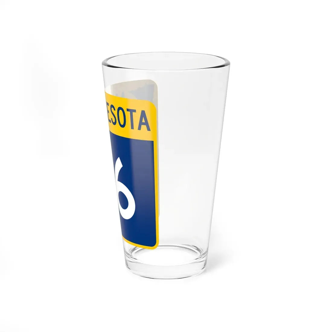 MN-26 (Minnesota) (Road Sign) Pint Glass 16oz - Go Mug Yourself