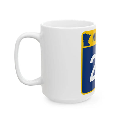 MN-26 (Minnesota) (Road Sign) White Coffee Mug - Go Mug Yourself