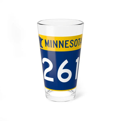 MN-261 (Minnesota) (Road Sign) Pint Glass 16oz 16oz - Go Mug Yourself
