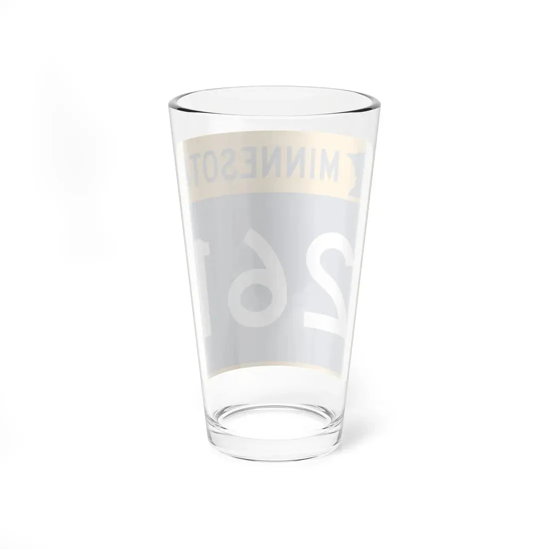 MN-261 (Minnesota) (Road Sign) Pint Glass 16oz - Go Mug Yourself