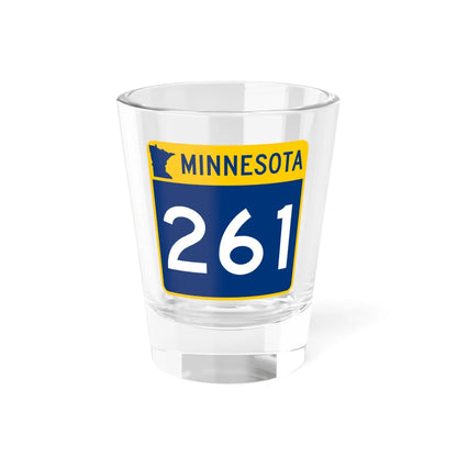 MN-261 (Minnesota) (Road Sign) Shot Glass 1.5oz 1.5oz - Go Mug Yourself