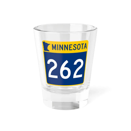 MN-262 (Minnesota) (Road Sign) Shot Glass 1.5oz 1.5oz - Go Mug Yourself