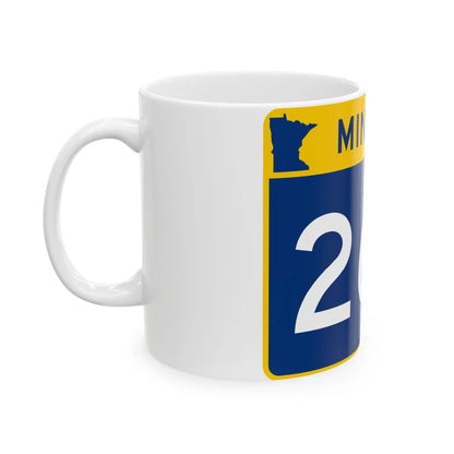 MN-262 wide (Minnesota) (Road Sign) White Coffee Mug - Go Mug Yourself