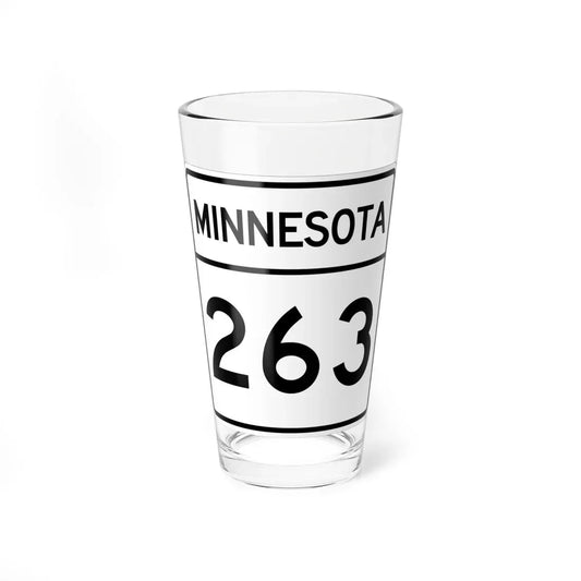 MN-263 1948 (Minnesota) (Road Sign) Pint Glass 16oz 16oz - Go Mug Yourself