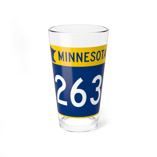 MN-263 (Minnesota) (Road Sign) Pint Glass 16oz 16oz - Go Mug Yourself