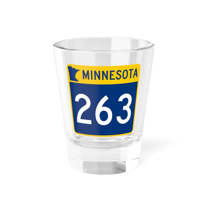 MN-263 (Minnesota) (Road Sign) Shot Glass 1.5oz 1.5oz - Go Mug Yourself