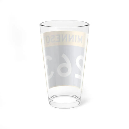 MN-263 wide (Minnesota) (Road Sign) Pint Glass 16oz - Go Mug Yourself