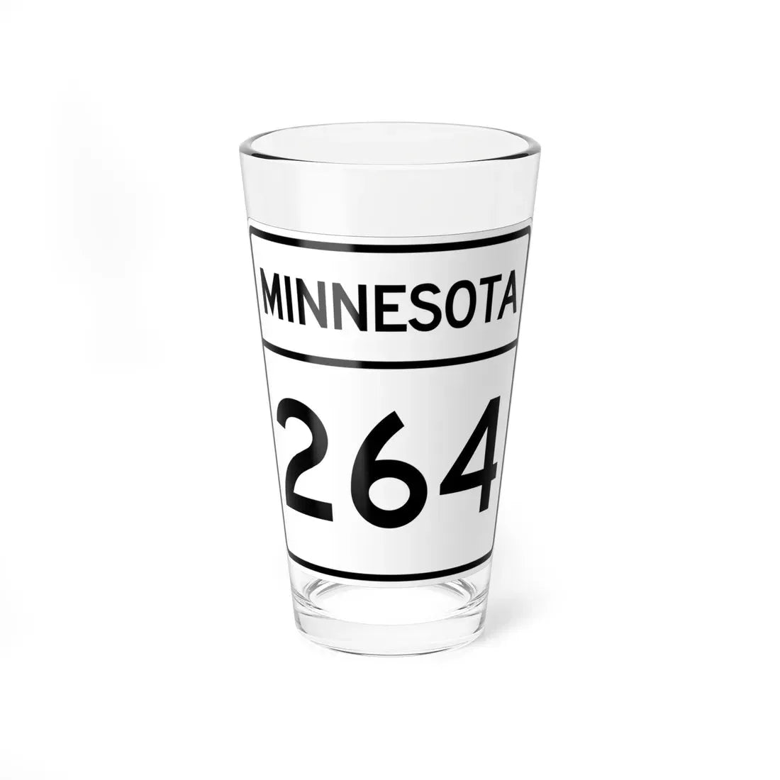 MN-264 1948 (Minnesota) (Road Sign) Pint Glass 16oz - Go Mug Yourself