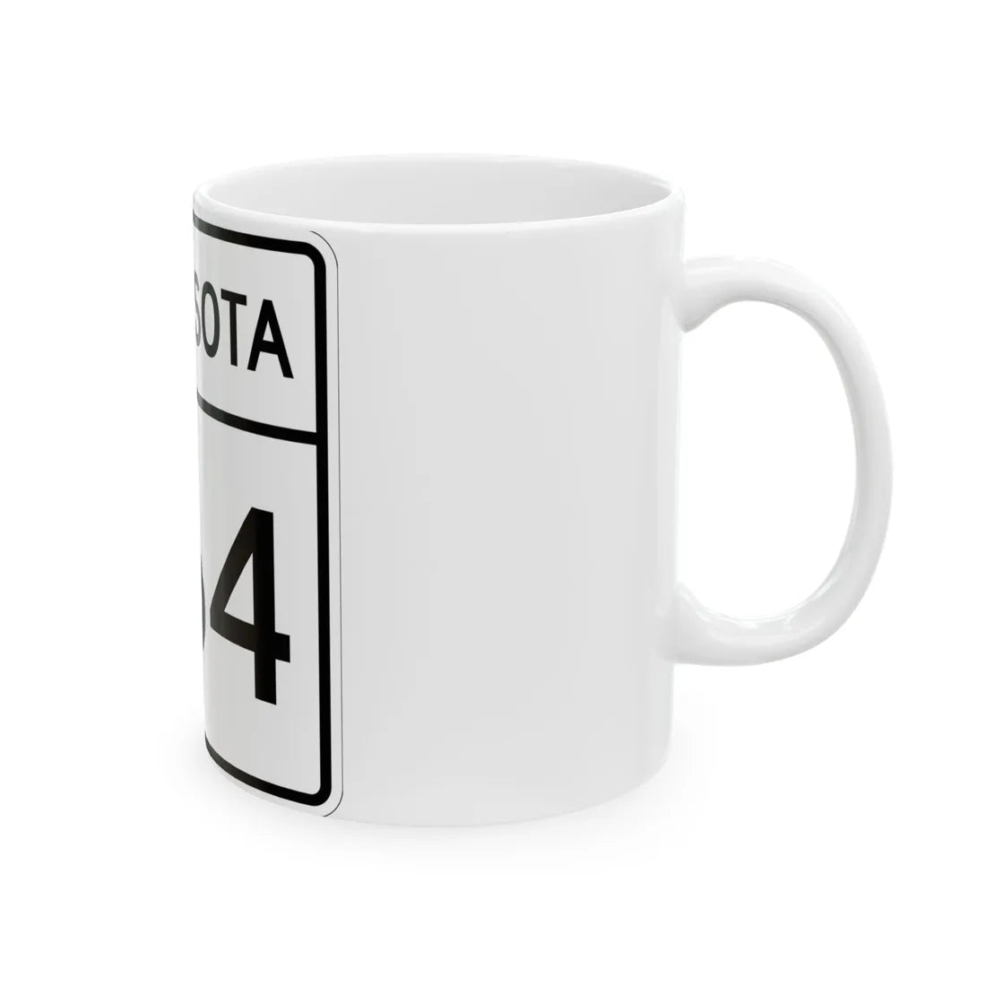 MN-264 1948 (Minnesota) (Road Sign) White Coffee Mug - Go Mug Yourself