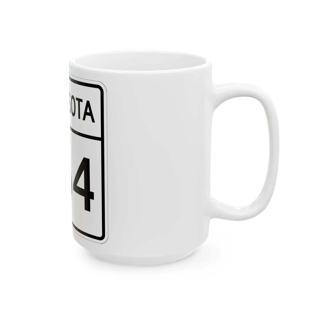 MN-264 1948 (Minnesota) (Road Sign) White Coffee Mug - Go Mug Yourself