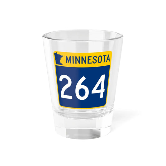 MN-264 (Minnesota) (Road Sign) Shot Glass 1.5oz 1.5oz - Go Mug Yourself